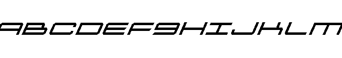 Rycon Super-Italic Font UPPERCASE