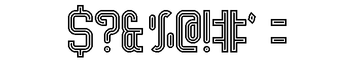 Ryga Regular Font OTHER CHARS