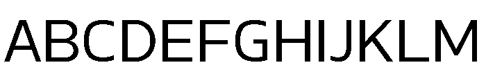 Ryosa Ocean Trial Regular Font UPPERCASE