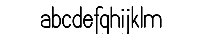Rythmus Regular Font LOWERCASE