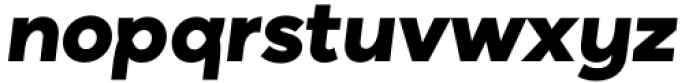 Ryker Black Oblique Font LOWERCASE