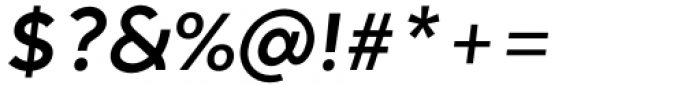Ryker Medium Oblique Font OTHER CHARS