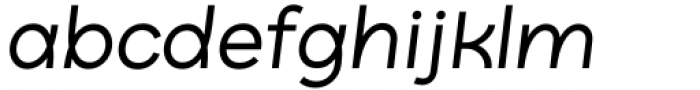 Ryker Regular Oblique Font LOWERCASE