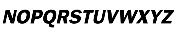 Ryman Gothic Extra Bold Italic Font UPPERCASE