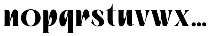 Rynola Bold Font LOWERCASE