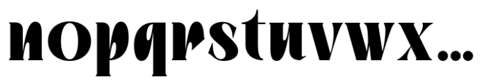Rynola Extra Bold Font LOWERCASE