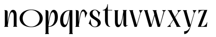 Rynola Extra Light Font LOWERCASE