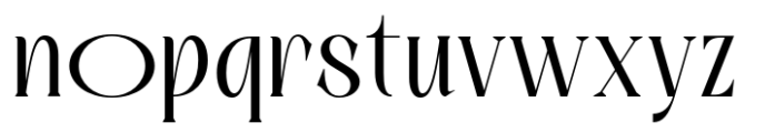 Rynola Thin Font LOWERCASE