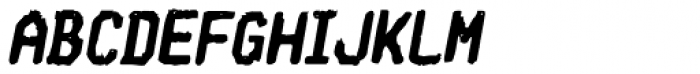 Rysse Bold Italic Font UPPERCASE