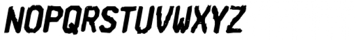 Rysse Caps Bold Italic Font UPPERCASE