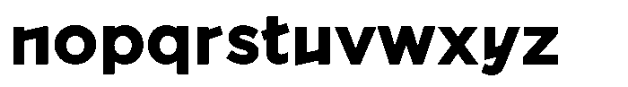Ryyyki Bold Font LOWERCASE
