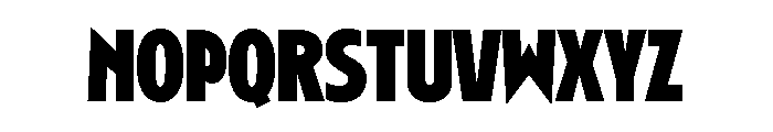 Ryder Gothic Bold Font UPPERCASE