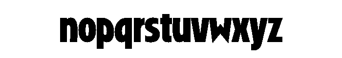 Ryder Gothic Bold Font LOWERCASE