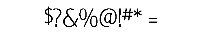 Ryder Gothic Light Font OTHER CHARS