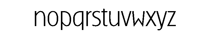 Ryder Gothic Light Font LOWERCASE