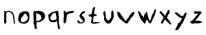 Rzknertfont Regular Font LOWERCASE