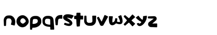 Rzewab Round Font LOWERCASE
