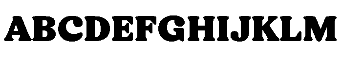 Rza Black Font UPPERCASE