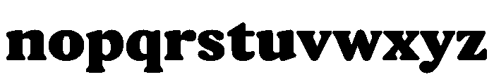 Rza Black Font LOWERCASE