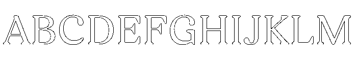 Rza Light C12a9770 Font UPPERCASE
