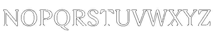 Rza Light C12a9770 Font UPPERCASE