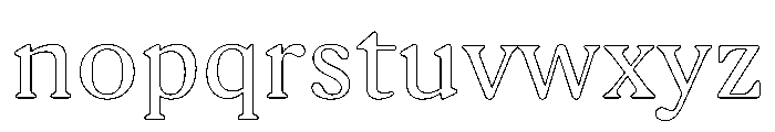 Rza Light C12a9770 Font LOWERCASE