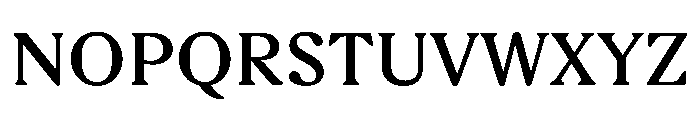 Rza Regular Font UPPERCASE