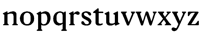 Rza Regular Font LOWERCASE
