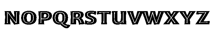Sadak Bold Font LOWERCASE