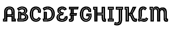 Sadak Heavy Font UPPERCASE