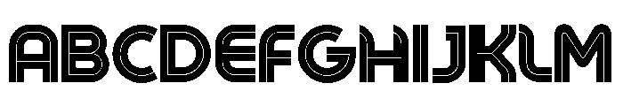 Sadak Regular Font UPPERCASE