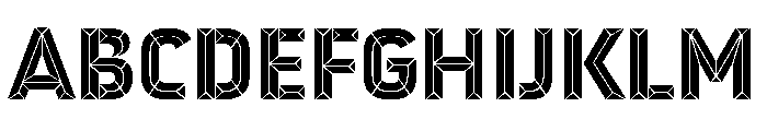 Sadak Violet Font UPPERCASE