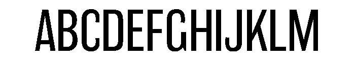 Salford Sans Variable Extra Light Font UPPERCASE