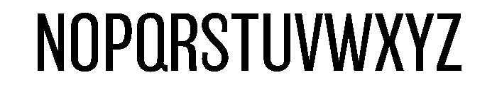 Salford Sans Variable Extra Light Font UPPERCASE