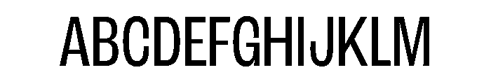 Salford Sans Variable Regular Font UPPERCASE