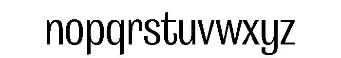 Salford Sans Variable Semibold Font LOWERCASE
