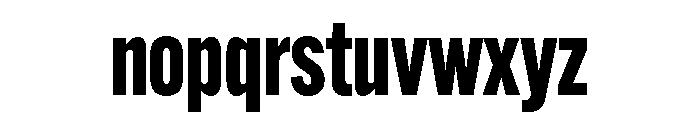 Salo Variable Extra Bold Font LOWERCASE