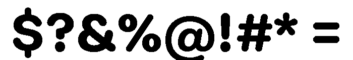 Sama Latin ExtraBold Font OTHER CHARS