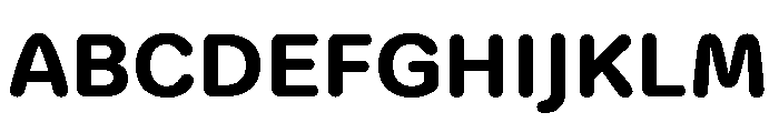 Sama Latin ExtraBold Font UPPERCASE