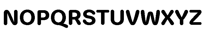 Sama Latin ExtraBold Font UPPERCASE