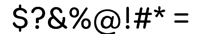 Sama Latin Regular Font OTHER CHARS