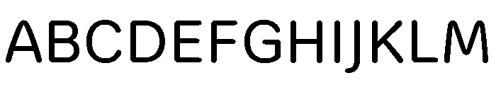 Sama Latin Regular Font UPPERCASE