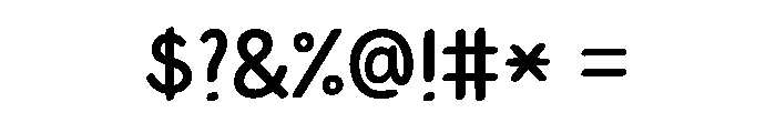 Sangju Dajungdagam Regular Font OTHER CHARS