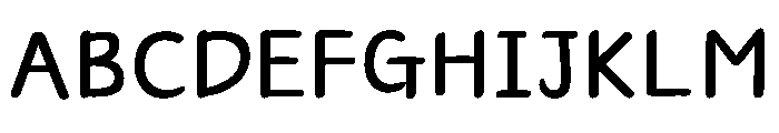 Sangju Dajungdagam Regular Font UPPERCASE