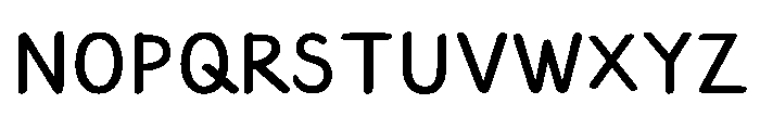 Sangju Dajungdagam Regular Font UPPERCASE