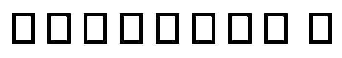 Sarvatrik Latin VF Thin Italic Font OTHER CHARS