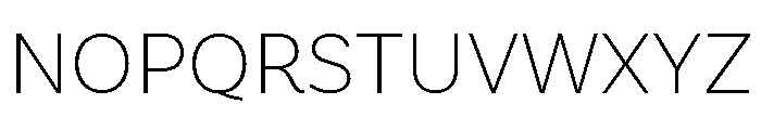 Sarvatrik Latin Variable Extra Light Font UPPERCASE