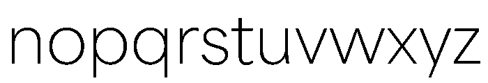 Sarvatrik Latin Variable Regular Font LOWERCASE