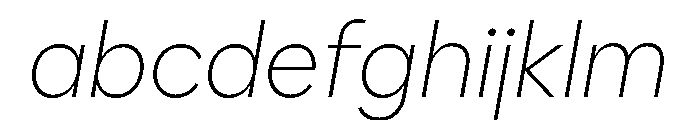 Sarvatrik Latin Variable Thin Italic FONT