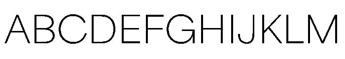 Sarvatrik Latin Variable Thin Font UPPERCASE